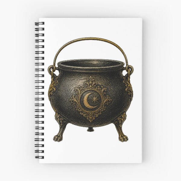 Item preview, Vintage Gothic Witch Cauldron designed and sold by Impossible Archive.