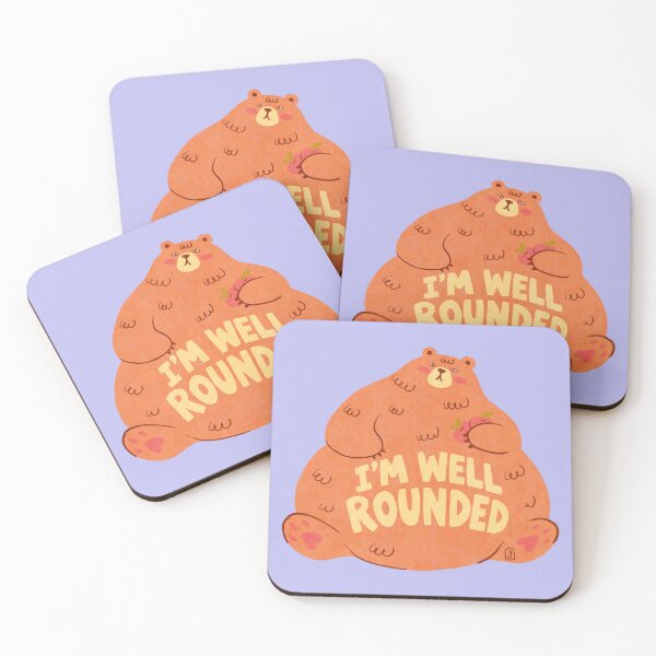 Item preview, I’m Well Rounded – Funny Chubby Bear designed and sold by Itouchedabee.