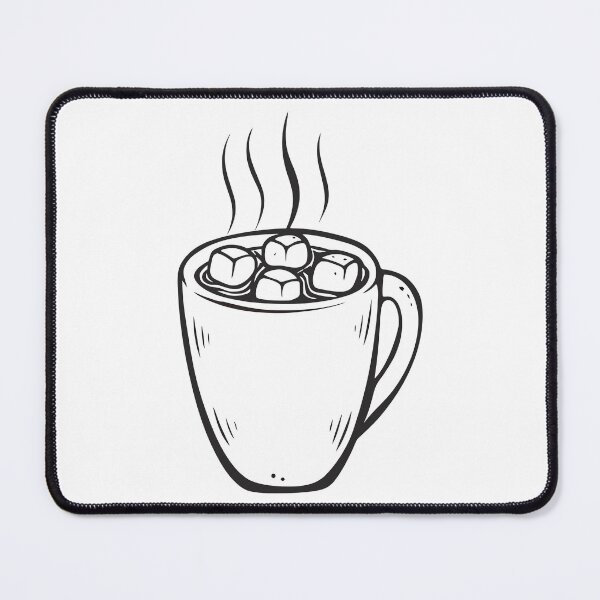 Item preview, Hot Chocolate with Marshmallows Cozy Winter Gift 1 designed and sold by OneLine Studio.
