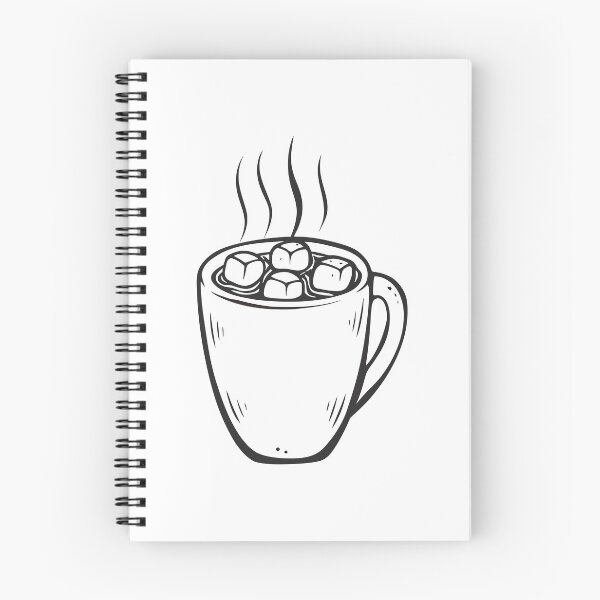 Item preview, Hot Chocolate with Marshmallows Cozy Winter Gift 1 designed and sold by OneLine Studio.