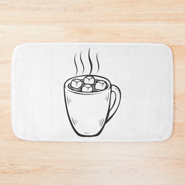 Item preview, Hot Chocolate with Marshmallows Cozy Winter Gift 1 designed and sold by OneLine Studio.
