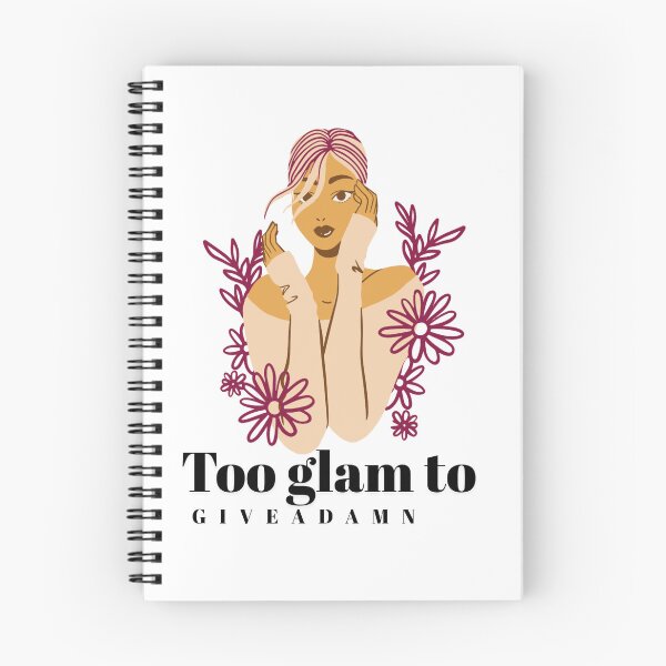 Item preview, Too Glam To Give A Damn Sassy Fashion Girl designed and sold by BaddiewithBuzz.