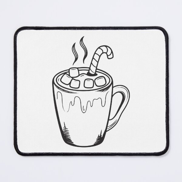 Item preview, Hot Chocolate with Marshmallows Cozy Winter Gift 2 designed and sold by OneLine Studio.