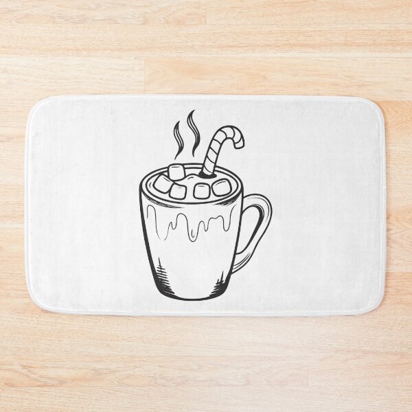 Item preview, Hot Chocolate with Marshmallows Cozy Winter Gift 2 designed and sold by OneLine Studio.