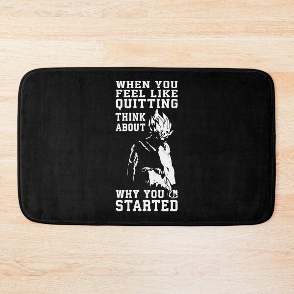 Item preview, When-You-Feel-Like-Quitting---Anime-Gym-Motivational designed and sold by charlene18sh.