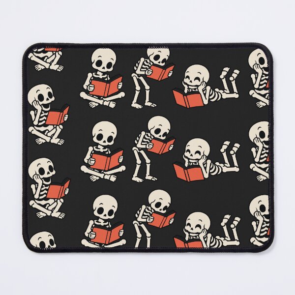 Item preview, Bookish Skeletons Reading Books Halloween designed and sold by MavtM.
