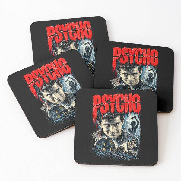 Item preview, Psycho Bates Motel Horror Movie Poster T-Shirt – Vintage Classic Horror Retro Thriller Tee designed and sold by DopeyRobot.
