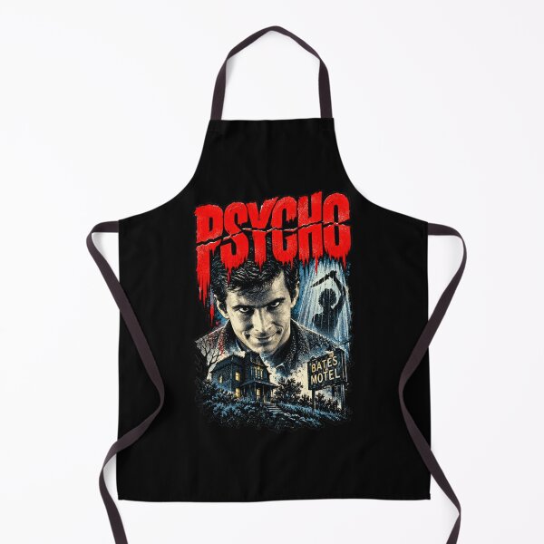 Item preview, Psycho Bates Motel Horror Movie Poster T-Shirt – Vintage Classic Horror Retro Thriller Tee designed and sold by DopeyRobot.