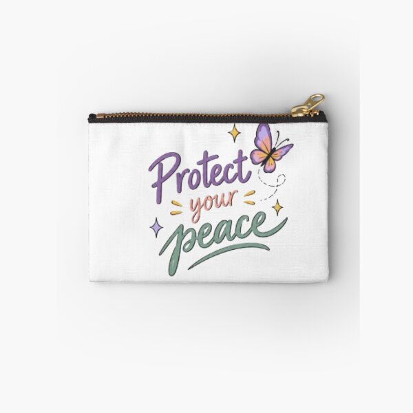 Item preview, Protect Your Peace Minimalist Butterfly Quote T-Shirt Design designed and sold by EdgeSphere.