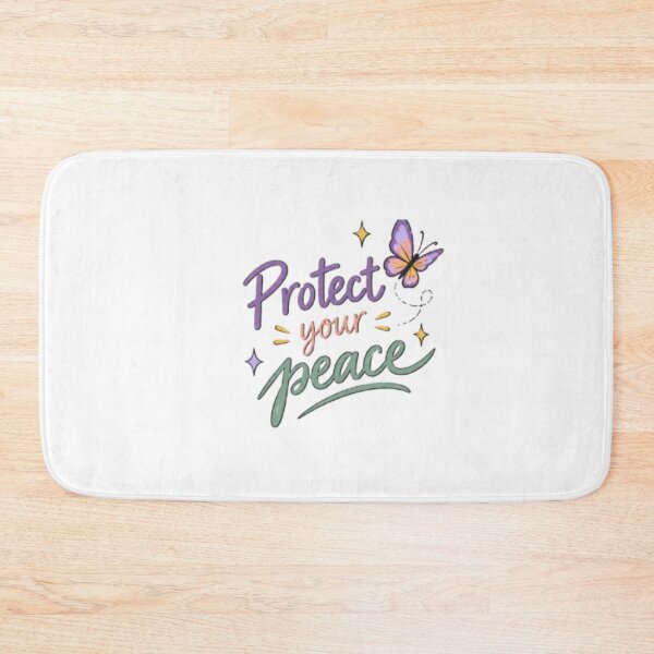 Item preview, Protect Your Peace Minimalist Butterfly Quote T-Shirt Design designed and sold by EdgeSphere.