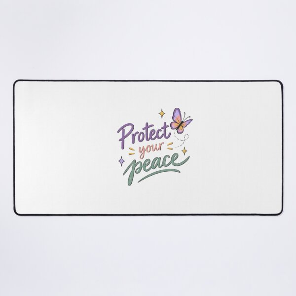Item preview, Protect Your Peace Minimalist Butterfly Quote T-Shirt Design designed and sold by EdgeSphere.