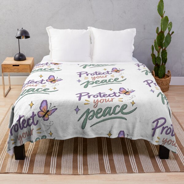 Item preview, Protect Your Peace Minimalist Butterfly Quote T-Shirt Design designed and sold by EdgeSphere.