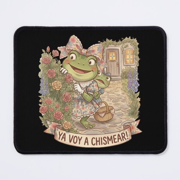 Item preview, Ya Voy A Chismear Cute Frogs Cottagecore designed and sold by BeaBuzz.