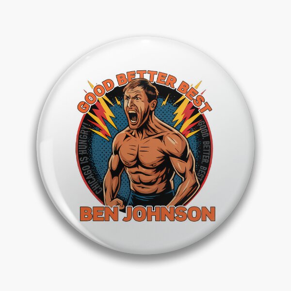 Item preview, Ben Johnson Good Better Best Chicago Football designed and sold by casey-joyner.