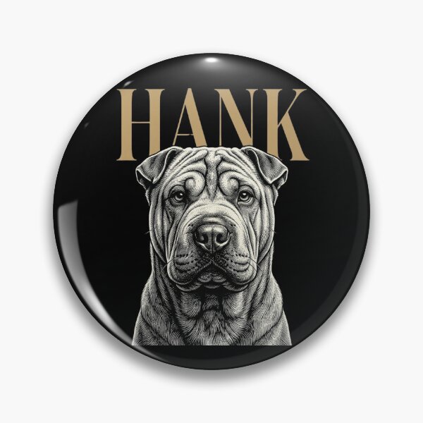 Item preview, Hank Shar-Pei Dog Sketch for Chinese Shar-Pei Pup Parents and Wrinkly Dog Lovers designed and sold by raedattia.