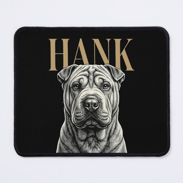 Item preview, Hank Shar-Pei Dog Sketch for Chinese Shar-Pei Pup Parents and Wrinkly Dog Lovers designed and sold by raedattia.