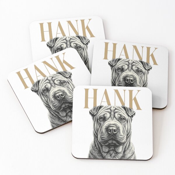 Item preview, Hank Shar-Pei Dog Sketch for Chinese Shar-Pei Pup Parents and Wrinkly Dog Lovers designed and sold by raedattia.