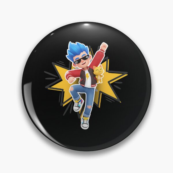 Item preview, Cool Gamer Boy With Blue Hair Cat designed and sold by ARTDOSEMAKER  ⭐⭐⭐⭐⭐.