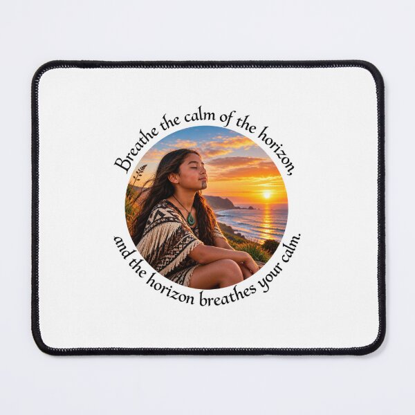 Item preview, Tahiti Peace Proverb - Breathe the calm of the horizon | Pacific Art designed and sold by ShakaLife.org.