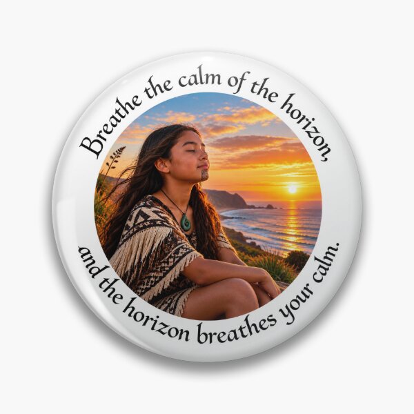 Item preview, Tahiti Peace Proverb - Breathe the calm of the horizon | Pacific Art designed and sold by ShakaLife.org.