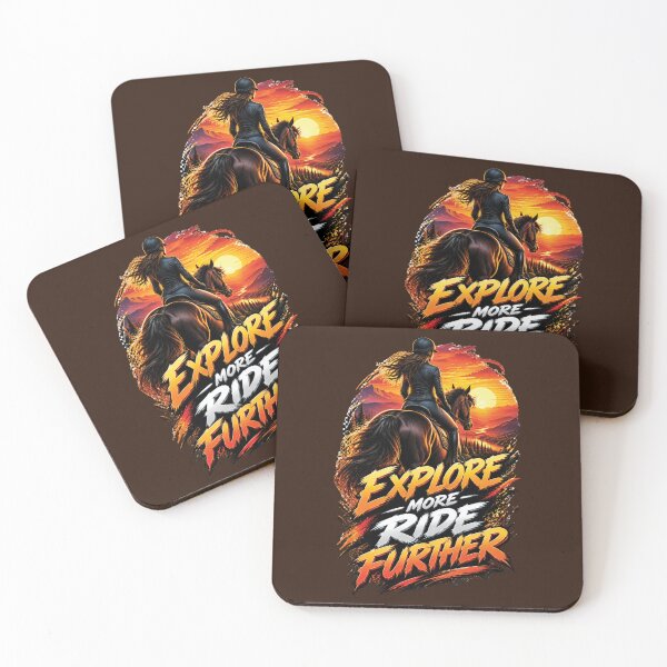 Item preview, Explore More Ride Further Horse Rider Design designed and sold by M. Mamdouh Artworks.