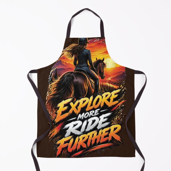 Item preview, Explore More Ride Further Horse Rider Design designed and sold by M. Mamdouh Artworks.