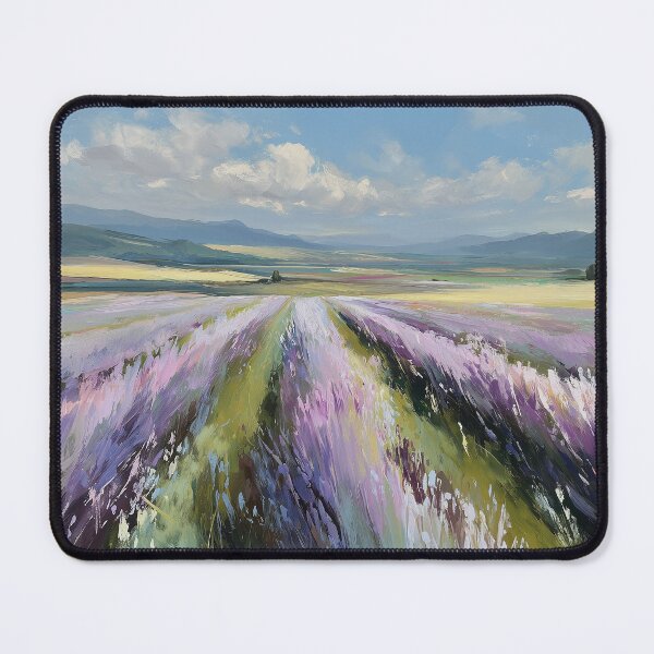 Item preview, Rolling Lavender Field French Valley Painting designed and sold by NatureSight.