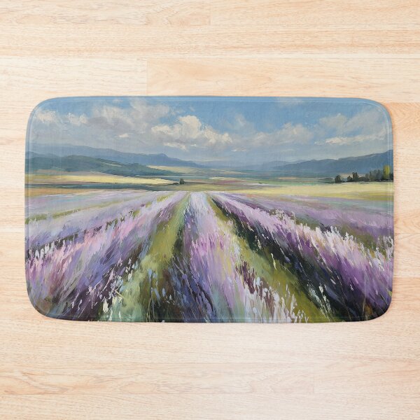 Item preview, Rolling Lavender Field French Valley Painting designed and sold by NatureSight.