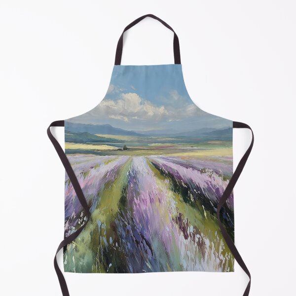 Item preview, Rolling Lavender Field French Valley Painting designed and sold by NatureSight.