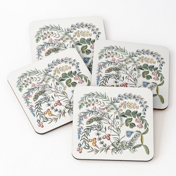 Item preview, Woodland Herbarium | English Cottage Botanical Herb Pattern designed and sold by Tamas Das.