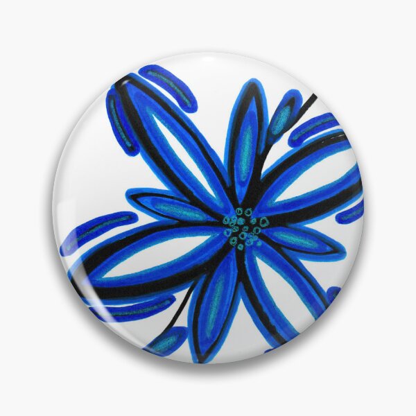 Item preview, Dancing Blue on a vine designed and sold by Selene-Designs.