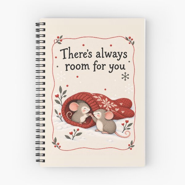 Item preview, There’s Always Room for Youk, Cozy Winter Mice Card designed and sold by VelvetClawStudio.