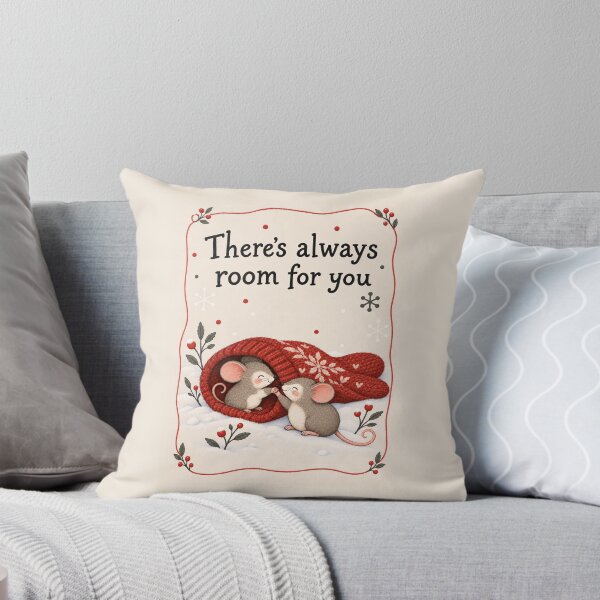 Item preview, There’s Always Room for Youk, Cozy Winter Mice Card designed and sold by VelvetClawStudio.
