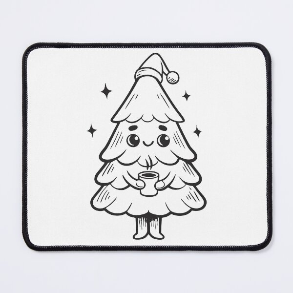 Item preview, Christmas Tree with Coffee Cup Funny Classic Gift 1 designed and sold by OneLine Studio.