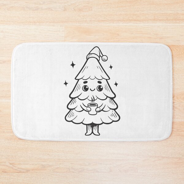 Item preview, Christmas Tree with Coffee Cup Funny Classic Gift 1 designed and sold by OneLine Studio.