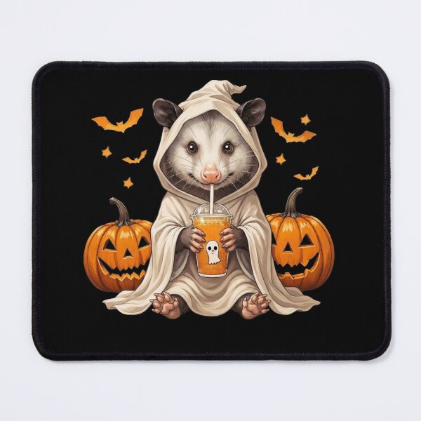 Item preview, Cute Opossum Halloween Witch Dog Pumpkin Spooky Night designed and sold by Anime  ⭐⭐⭐⭐⭐.