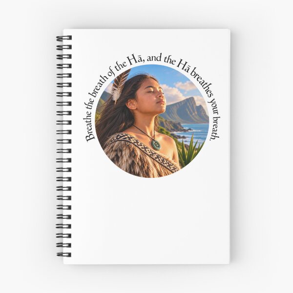 Item preview, Hawaii Resilience Proverb - Breathe the breath of the Hā | Pacific Art designed and sold by ShakaLife.org.