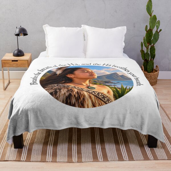 Item preview, Hawaii Resilience Proverb - Breathe the breath of the Hā | Pacific Art designed and sold by ShakaLife.org.