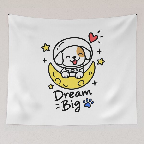 Item preview, Dream Big Astronaut Puppy designed and sold by Down Zero.