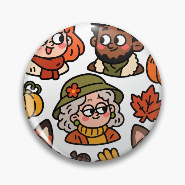 Item preview, Autumn Pumpkin Patch People and Animal Doodles	 designed and sold by The198X.