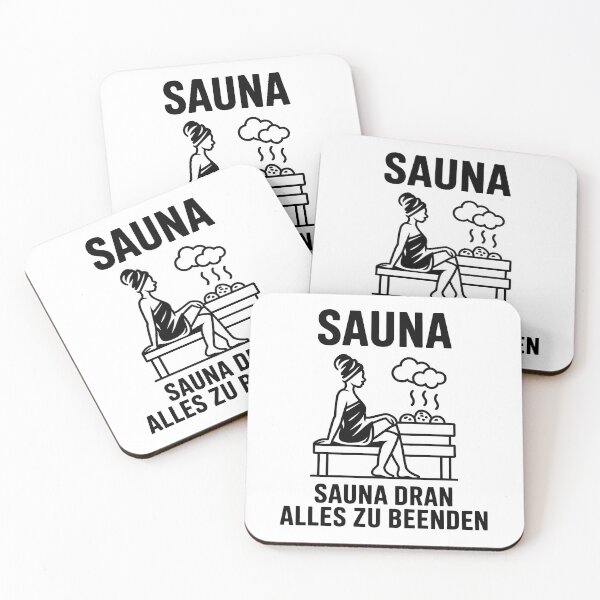 Item preview, Sauna dran alles zu beenden – Deutsche Memes Wortspiel Design designed and sold by LoFizzy.