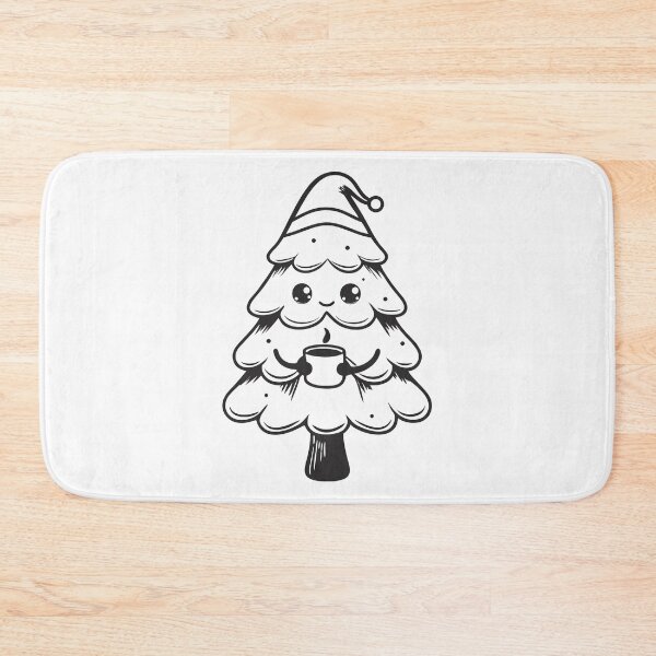 Item preview, Christmas Tree with Coffee Cup Funny Classic Gift 1 designed and sold by OneLine Studio.