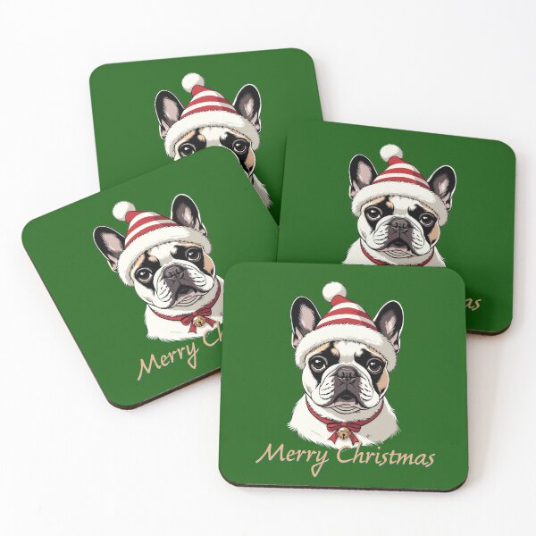 Item preview, French Bulldog Christmas Hat designed and sold by DIGOR shop.