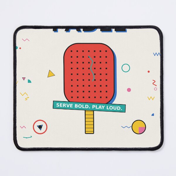 Item preview, Padel Memphis Postmodern Geometric Design designed and sold by CourtCultureHQ.