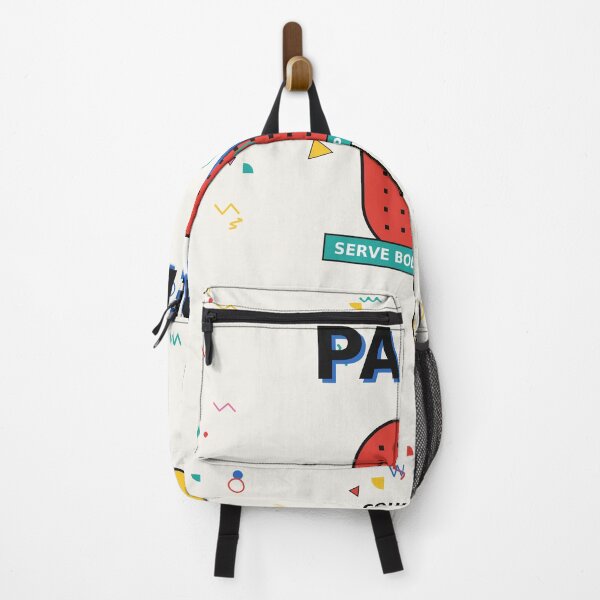 Item preview, Padel Memphis Postmodern Geometric Design designed and sold by CourtCultureHQ.