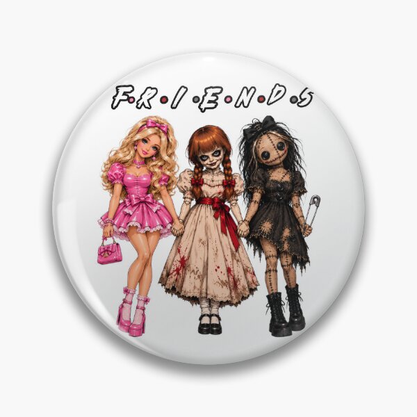 Item preview, Spooky Besties - Unlikely Doll Friends designed and sold by Addy77shop.