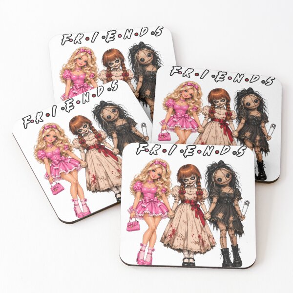 Item preview, Spooky Besties - Unlikely Doll Friends designed and sold by Addy77shop.