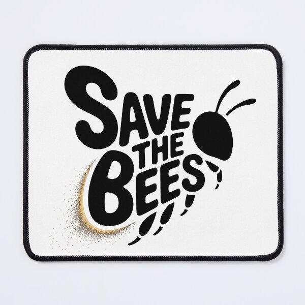 Item preview, Save The Bees – Bold Typography Environmental Bee Design designed and sold by LoFizzy.