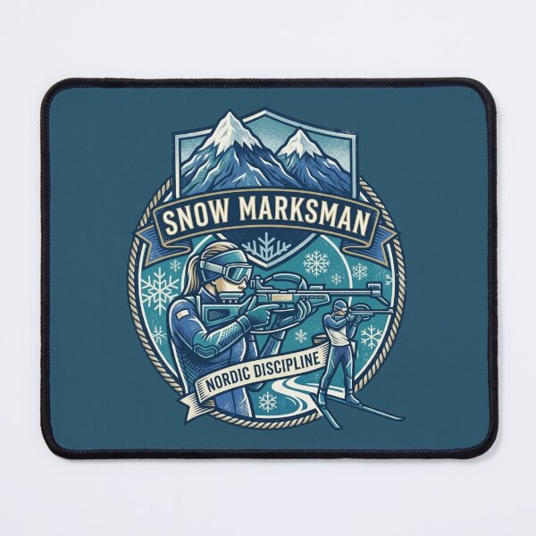 Item preview, Biathletes and Mountains Men Women Biathlon Ski designed and sold by Guess4best.
