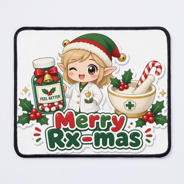Item preview, Pharmacist Christmas Merry Rx-mas Gift designed and sold by Soft Merch.